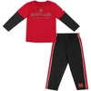COLOSSEUM TODDLER COLOSSEUM RED/BLACK MARYLAND TERRAPINS LONG SLEEVE T-SHIRT & PANTS SET