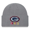 NEW ERA NEW ERA  GRAY GREEN BAY PACKERS COLOR PACK MULTI CUFFED KNIT HAT