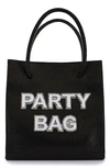 Sophia Webster Mini Party Leather Tote Bag In Black