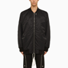 Drkshdw Black Cotton Bomber Jacket