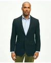 Brooks Brothers Classic Fit Wool Harris Tweed 1818 Blazer In Navy