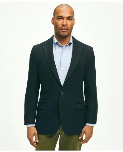 Brooks Brothers Classic Fit Wool Harris Tweed 1818 Blazer | Navy | Size 38 Regular