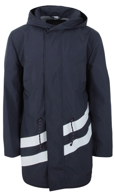 Pre-owned Paul & Shark Yachting Men's Functional Coat Jacket Size L Navy Typhoon