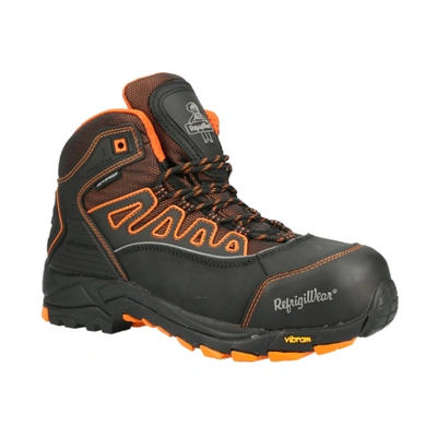 Pre-owned Refrigiwear Women's Polarforce Hiker, Insulated Waterproof Leather Work Boots In Black