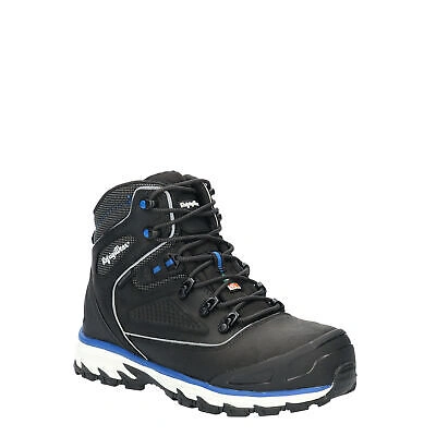 Pre-owned Refrigiwear Men's Permafrost Hiker, Insulated Waterproof Leather Work Boots In Black