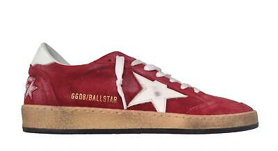 Pre-owned Golden Goose Vintage Ball Star Men's Sneakers Shoes 40410 Dark Red