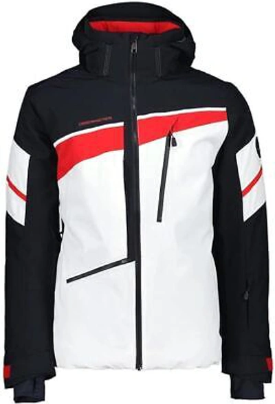 Pre-owned Obermeyer Kodiak Jacket Men's Ski Jacket, White, X-large