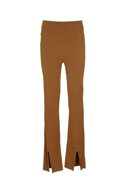 Nanushka Anny Chestnut Trousers In Camel