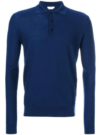 Fashion Clinic Timeless Knitted Jumper In Blue