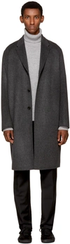 Acne Studios Charles Wool And Cashmere-blend Overcoat In Med Grey