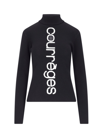 COURRÈGES LOGO SWEATER