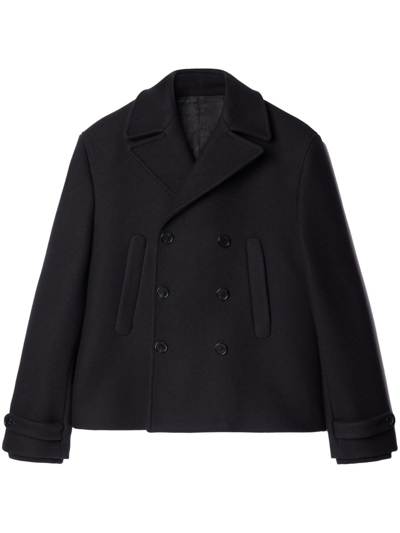 Off-white Double-breasted Peacoat In Multi