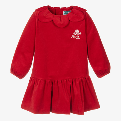 Kenzo Babies'  Kids Girls Red Festive Dress
