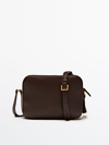 MASSIMO DUTTI NAPPA LEATHER CAMERA BAG