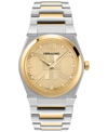 Ferragamo Vega Holiday Capsule Diamond Watch In Two Tone