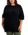 AND NOW THIS TRENDY PLUS SIZE TUNIC SWEATER