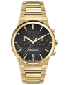 Ferragamo Sapphire Chrono Bracelet Watch In Ip Yellow Gold