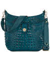 Brahmin Leia Pomegranate Melbourne Crossbody In Juniper Melbourne