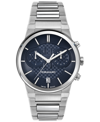 Ferragamo Sapphire Chrono Bracelet Watch In Stainless Steel