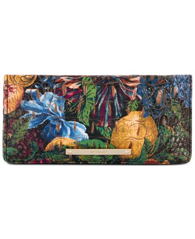 Brahmin Ady Melbourne Embossed Leather Wallet In Renaissance Melbourne