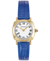 FERRAGAMO SALVATORE FERRAGAMO WOMEN'S SWISS BLUE LEATHER STRAP WATCH 23MM