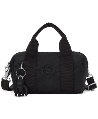 Kipling Bina Mini Nylon Crossbody Handbag In Black Noir