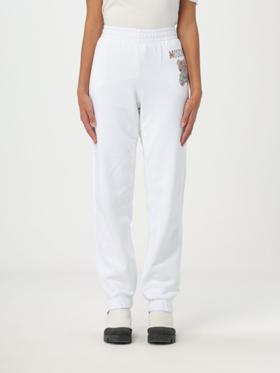 Moschino Hose  Couture Damen Farbe Weiss In White
