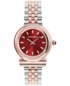 Ferragamo Gancini Bracelet Watch In Red