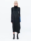 Y's Maxi Pinafore Dress In Black