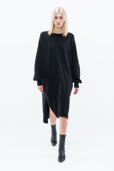 Y's Yohji Yamamoto Wide Pocket Po Dress In Black