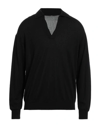 Auralee Man Sweater Black Size 4 Cashmere, Silk