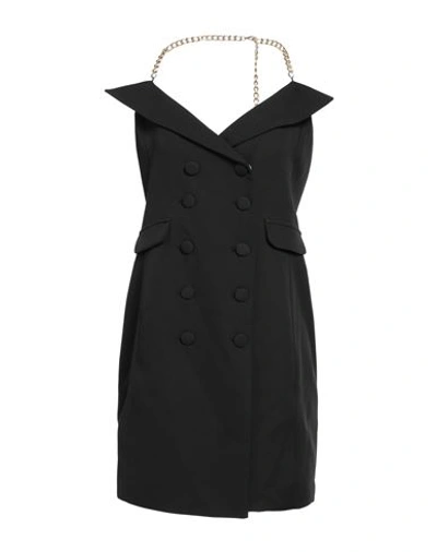Cristinaeffe Woman Midi Dress Black Size S Polyester, Elastane