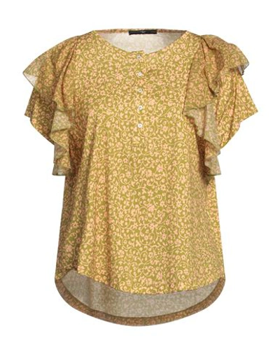 High Woman Top Military Green Size M Cotton