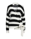 Vanessa Scott Woman Cardigan Black Size S Acrylic, Polyamide, Wool, Mohair Wool In Black