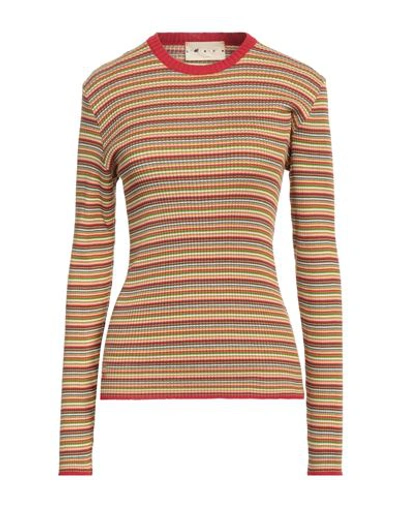 P·a·c·k Woman Sweater Red Size L Cotton, Acrylic