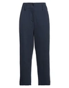 Art 259 Design By Alberto Affinito Art259design Woman Pants Navy Size L Polyester, Cotton, Wool, Elastane In Navy Blue