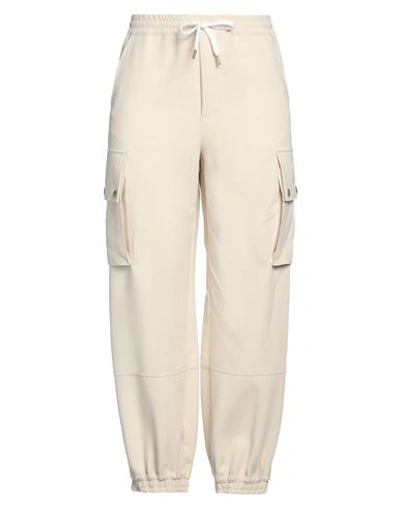 Just Cavalli Woman Pants Beige Size 4 Polyester, Viscose, Elastane