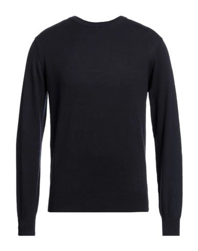 R3d Wöôd Man Sweater Midnight Blue Size S Cotton, Silk, Nylon, Cashmere