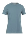 Majestic Filatures Man T-shirt Pastel Blue Size M Cotton In Blue
