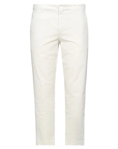 Dondup Man Pants Beige Size 34 Cotton, Elastane