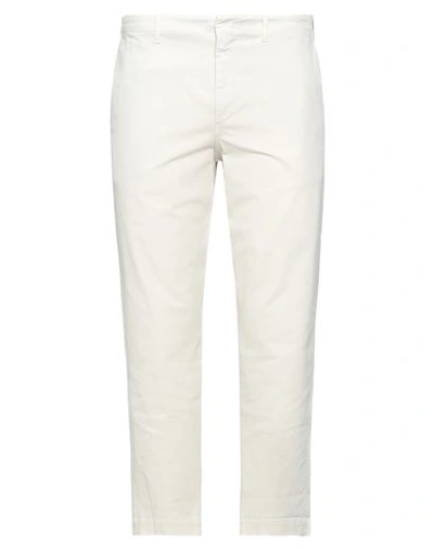 Dondup Man Pants Beige Size 34 Cotton, Elastane In Beige