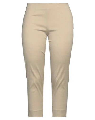 Piazza Sempione Woman Pants Sand Size 6 Silk, Polyamide, Elastane In Beige