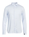 Armani Exchange Man Shirt Sky Blue Size L Cotton