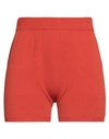 Compagnia Italiana Woman Shorts & Bermuda Shorts Mandarin Size M Viscose, Polyamide