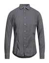 AGLINI AGLINI MAN SHIRT GREY SIZE 17 COTTON