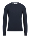 Tailor Club Man Sweater Navy Blue Size 38 Virgin Wool, Viscose, Polyamide, Cashmere