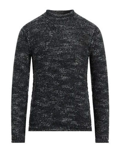 Daniele Alessandrini Homme Man Sweater Charcoal Size 38 Acrylic, Wool, Alpaca Wool In Grey