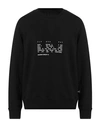 Noumeno Concept Man Sweatshirt Black Size Xxl Cotton