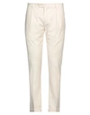 Grey Daniele Alessandrini Man Pants Ivory Size 34 Polyester, Viscose, Elastane In White