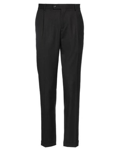 Grey Daniele Alessandrini Man Pants Black Size 34 Polyester, Viscose, Elastane In Black